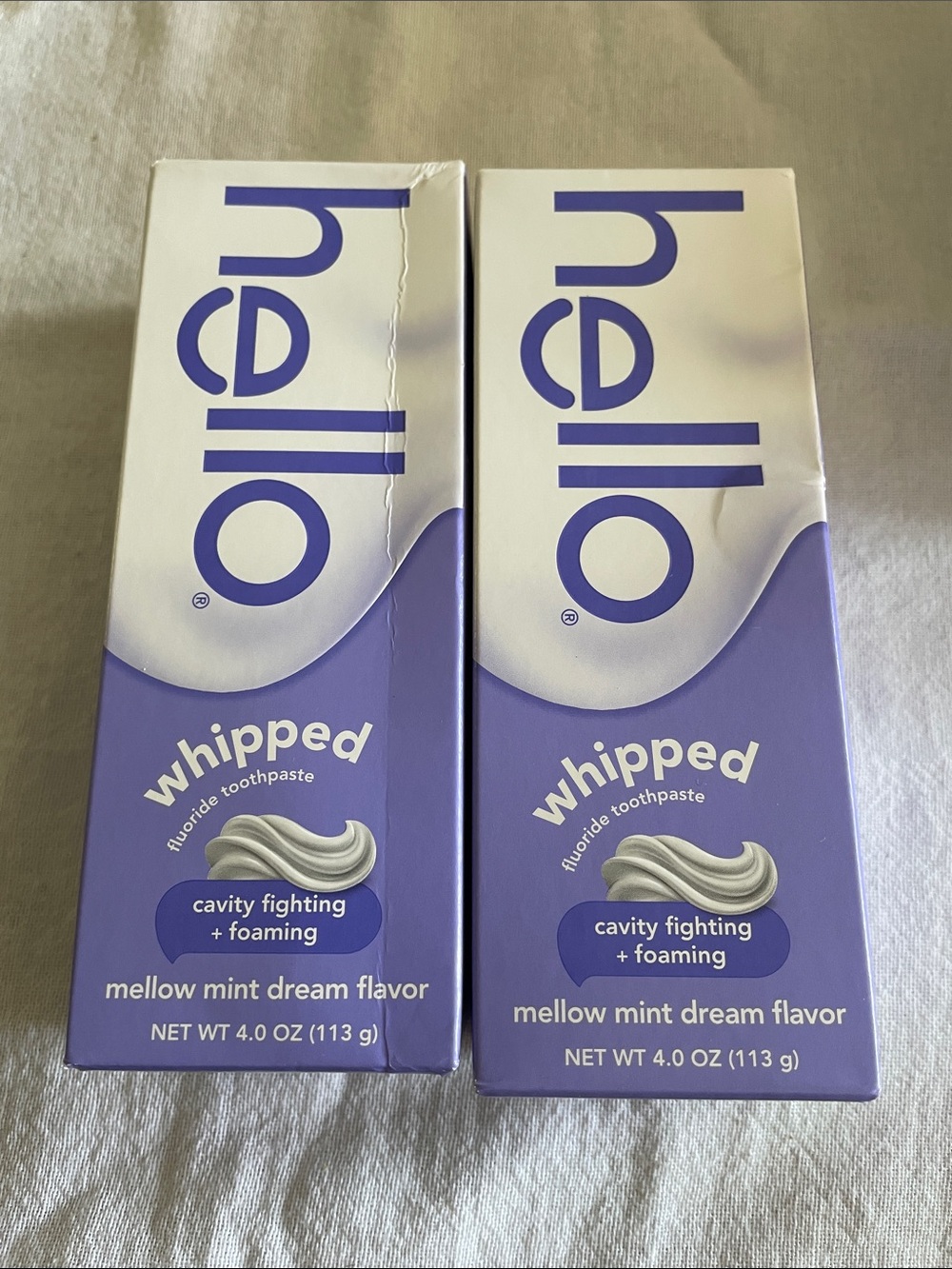 hello Whipped Mellow Mint Dream Fluoride Toothpaste - Lavender